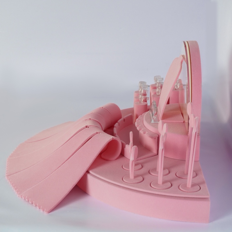 Pink Jewelry Display Set
