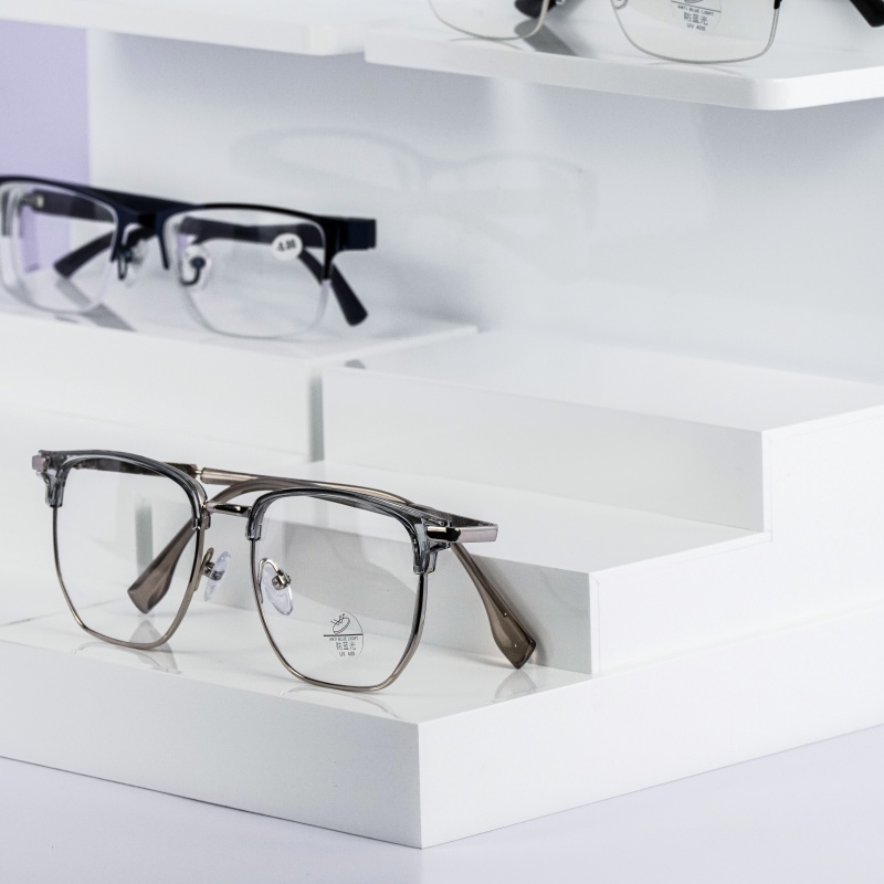White Acrylic Sunglasses Display Holder